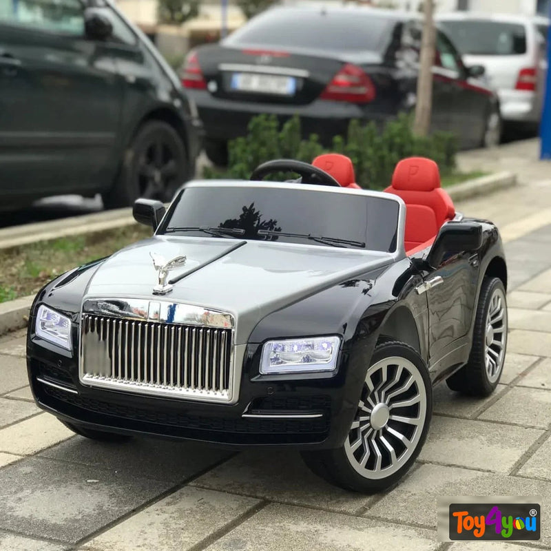 Rolls Royce Rechargeable Ride-On Car for Kids – Black