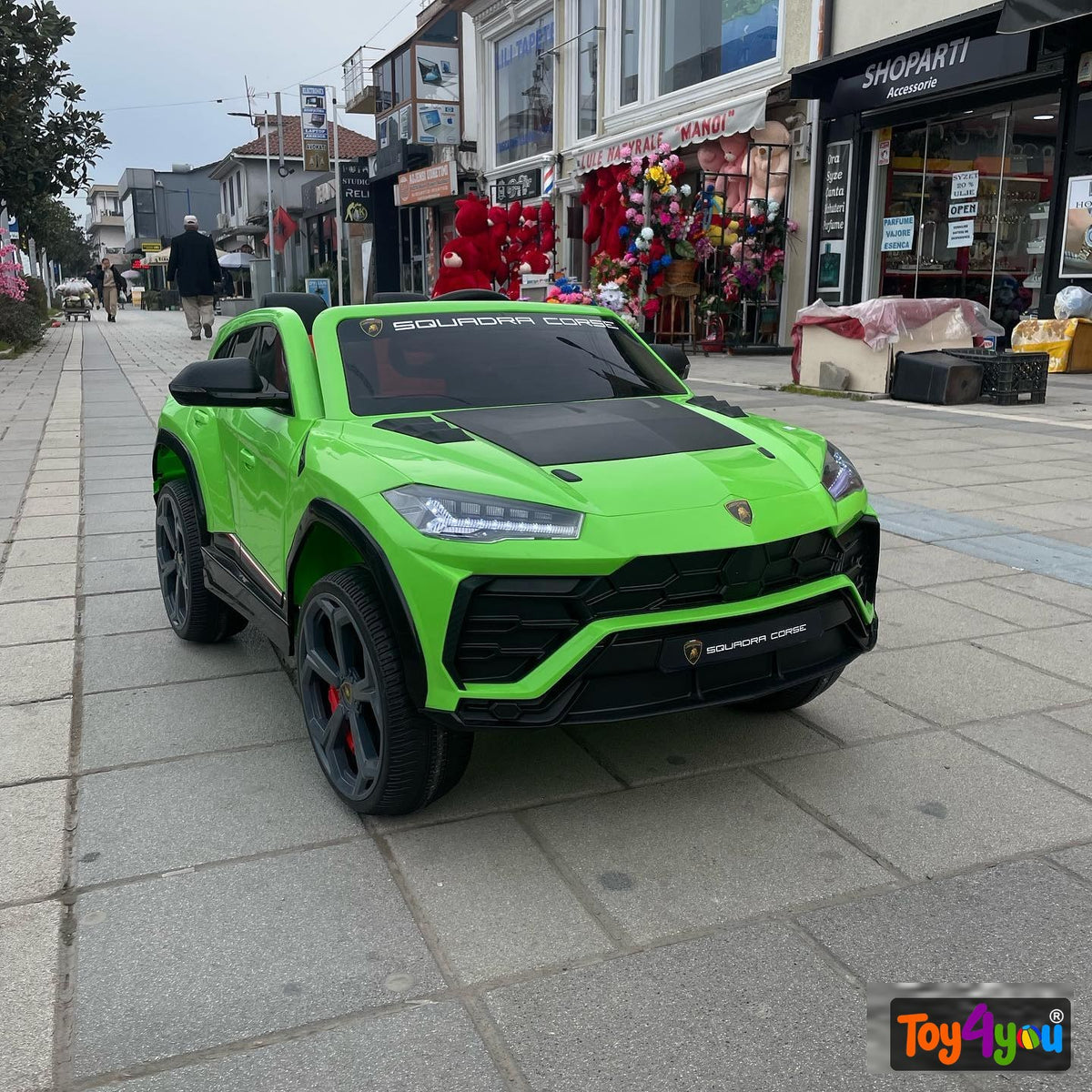 Toy4You Lamborghini Urus Squadra Corse 2-Seater Kids Electric Ride-On SUV
