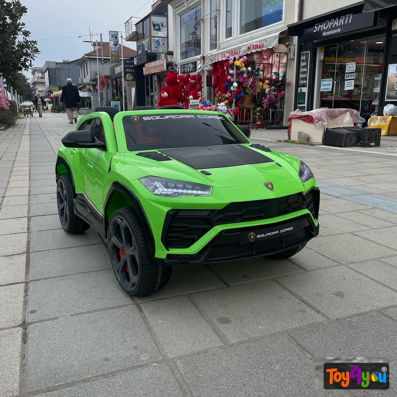 Toy4You Lamborghini Urus Squadra Corse 2-Seater Kids Electric Ride-On SUV