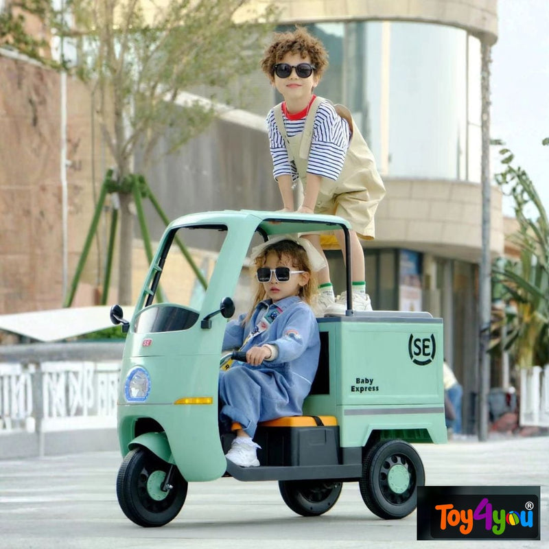 New Kids Electric Ride-On Auto Rikshaw | Toy4You