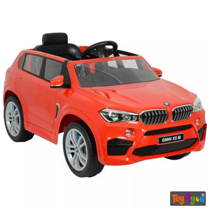 Officially Licensed 12V BMW X5 Kids Car with Remote – Red