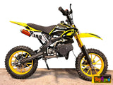 49cc Kids Petrol Dirt Bike – Yellow