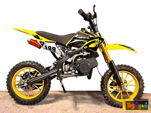 49cc Kids Petrol Dirt Bike – Yellow