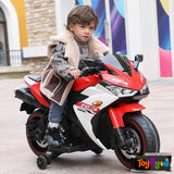 Kids Ride-On Bike R3 Battery Operated With Hand Accelerator and Foot