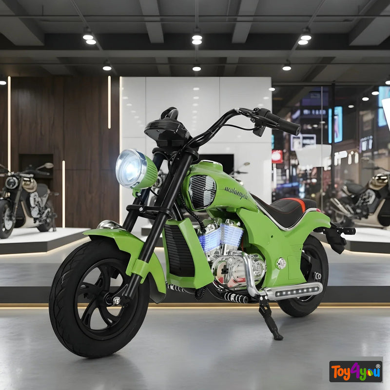 Toy4You Ghost Rider Edition – New 12V Electric Ride-On Bike for Kids