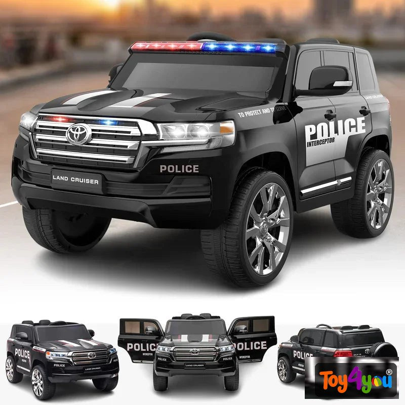 Licensed Toyota Land Cruiser Police Kids Car