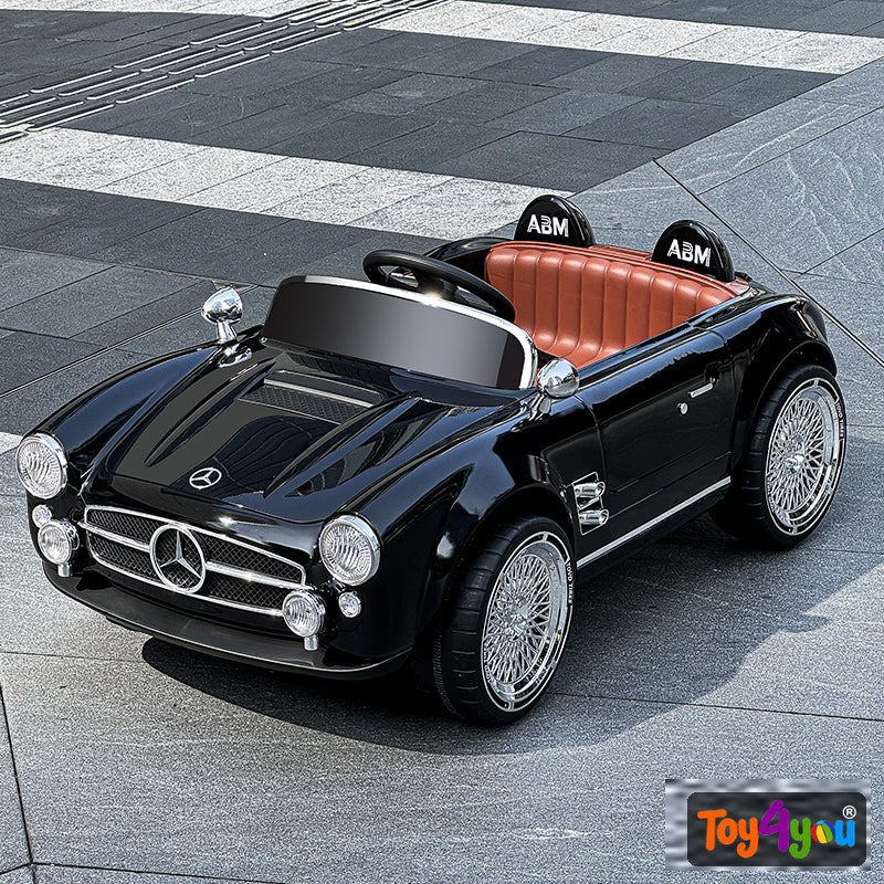 Kids Electric Vintage Mercedez Benz Ride On Sports Car