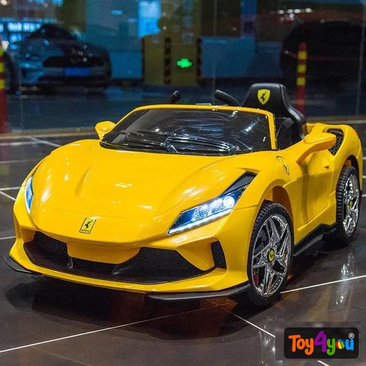 Ferrari Turbo F8 12V Kids Police Car with Remote