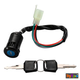4-Pin Ignition Key Switch Set for Kids Battery Operated Car & Bike