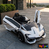 12V Luxurious Yellow Lamborghini Racing Electric Car for Kids