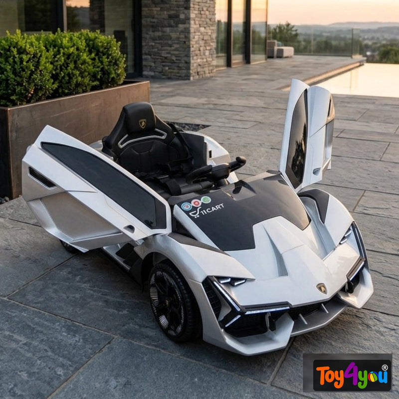 12V Luxurious Yellow Lamborghini Racing Electric Car for Kids