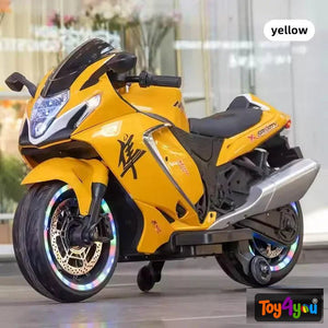 Premium Hayabusa Electric Ride-On Bike for Kids (2–11 Yrs) – 12V Battery