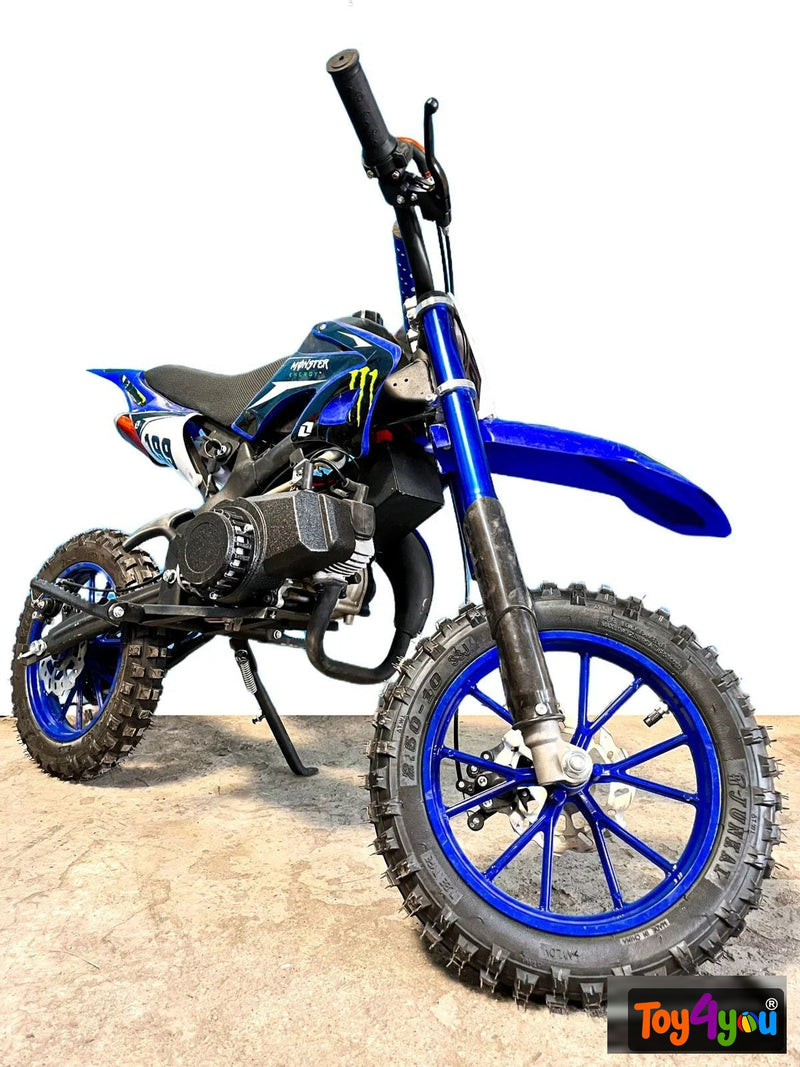 49cc Kids Petrol Dirt Bike – Blue