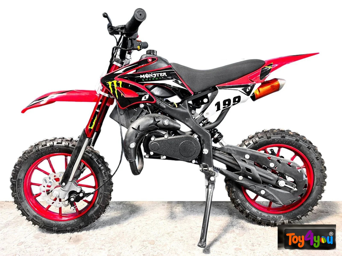 49cc Kids Petrol Dirt Bike – Red