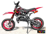 49cc Kids Petrol Dirt Bike – Red