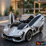 12V Luxurious Yellow Lamborghini Racing Electric Car for Kids