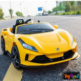 Ferrari Turbo F8 12V Kids Police Car with Remote