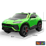 Toy4You Lamborghini Urus Squadra Corse 2-Seater Kids Electric Ride-On SUV
