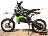 49cc Kids Petrol Dirt Bike – Black