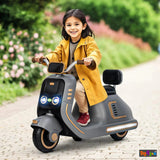 Kids Electric Motorcycle Ride-On Bike with 3 Wheels