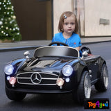 Kids Electric Vintage Mercedez Benz Ride On Sports Car
