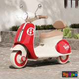 Toy4You Vintage Vespa Rechargeable Kids Scooty with Lights
