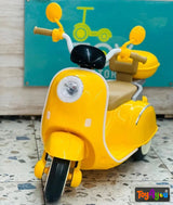 12V Electric Ride-On Vespa Mini for Kids – 3-Wheel Scooty | Toy4You