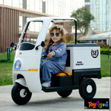 New Kids Electric Ride-On Auto Rikshaw | Toy4You