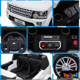 Toy4You 12V Official Land Rover SUV Car for Kids with Gearstick & Pedal