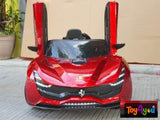 12V Electric Supercar for Kids with Four-channel 2.4G remote control