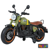 Toy4You Royal Enfield–Style Bullet Kids Electric Ride-On Bike