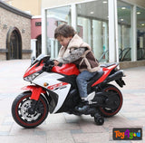 Kids Ride-On Bike R3 Battery Operated With Hand Accelerator and Foot