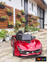 12V Electric Supercar for Kids with Four-channel 2.4G remote control
