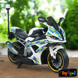 Battery Operated 12V BMW Police Bike for Kids | Toy4You