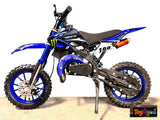 49cc Kids Petrol Dirt Bike – Blue