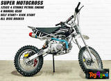 125cc Super Motocross Dirt Bike – 4-Stroke Petrol