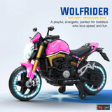 12V Kids Electric Motorcycle with Training Wheels