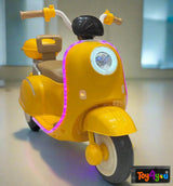 12V Electric Ride-On Vespa Mini for Kids – 3-Wheel Scooty | Toy4You