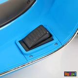 Vespa Rechargeable Battery Operated Scooter Blue