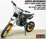 125cc Super Motocross Dirt Bike – 4-Stroke Petrol