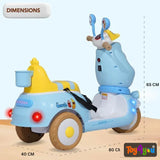 Toy4You 3-Wheel Electric Ride-On Bike for Kids – Rechargeable with Music & Lights