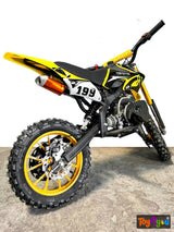 49cc Kids Petrol Dirt Bike – Yellow