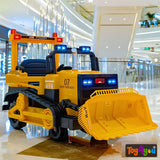 Toy4You Premium Kids Ride-On JCB Bulldozer – Electric Construction Vehicle