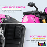 12V Kids Electric Motorcycle with Training Wheels