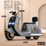 Kids Electric Motorcycle Ride-On Bike with 3 Wheels