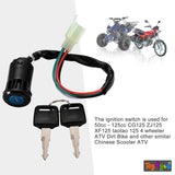 4-Pin Ignition Key Switch Set for Kids Battery Operated Car & Bike
