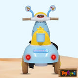 Toy4You 3-Wheel Electric Ride-On Bike for Kids – Rechargeable with Music & Lights