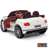 Licensed Bentley GT Super Sports Kids Car White