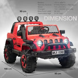 Atom Rechargeable Battery Operated Jeep for Kids