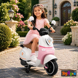 Toy4You Premium Kids Battery Operated Ride-On Scooter